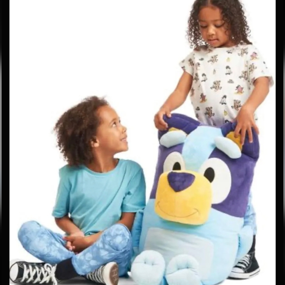 NWT Giant 3ft Disney Bluey Plush Jumbo XL stuffed animal dog bl…